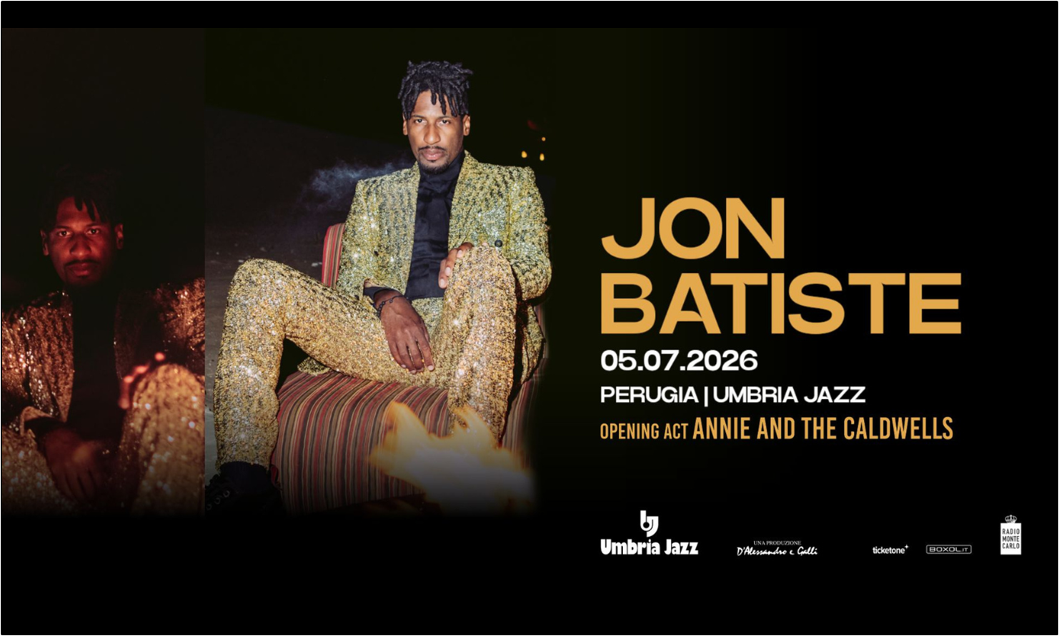 Jon Batiste (Opening Act: Annie and The Caldwells) - Perugia