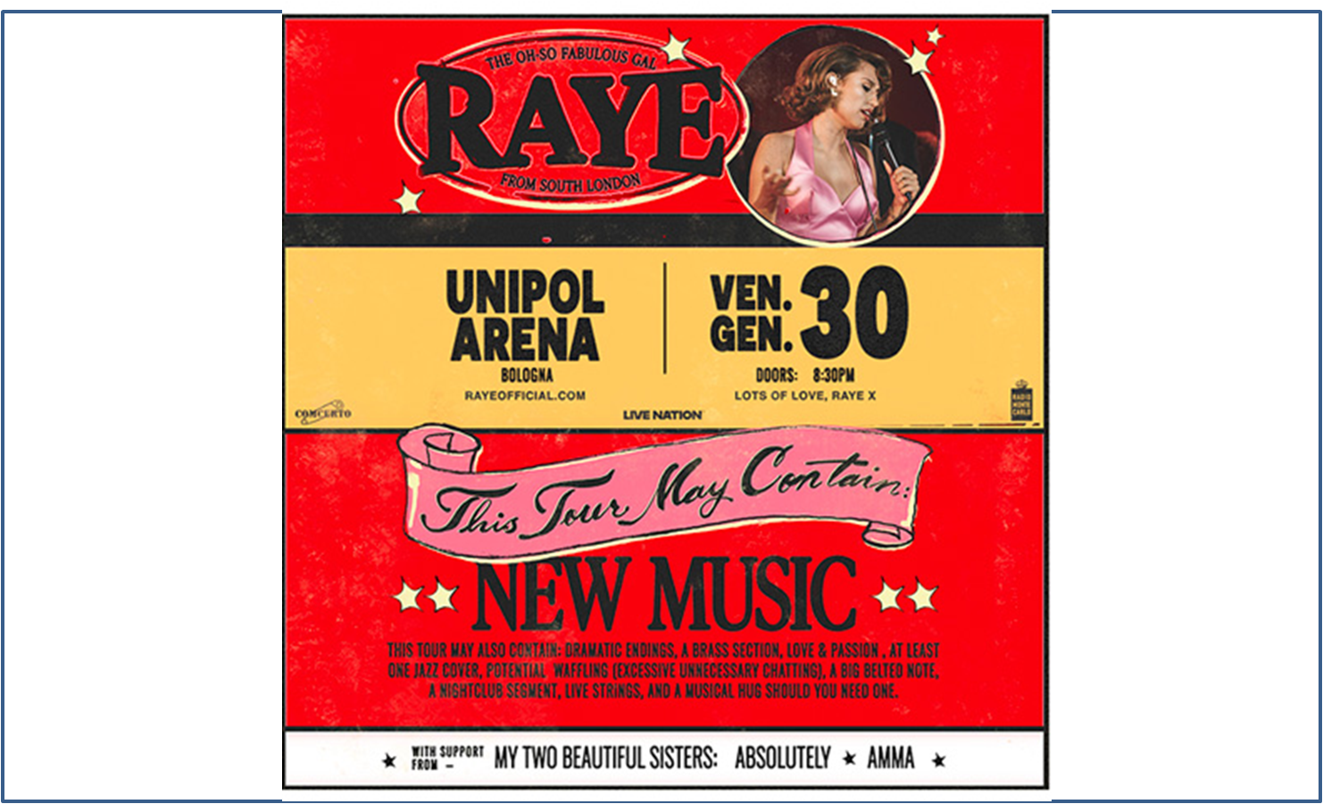 Raye - Casalecchio Di Reno (BO) 