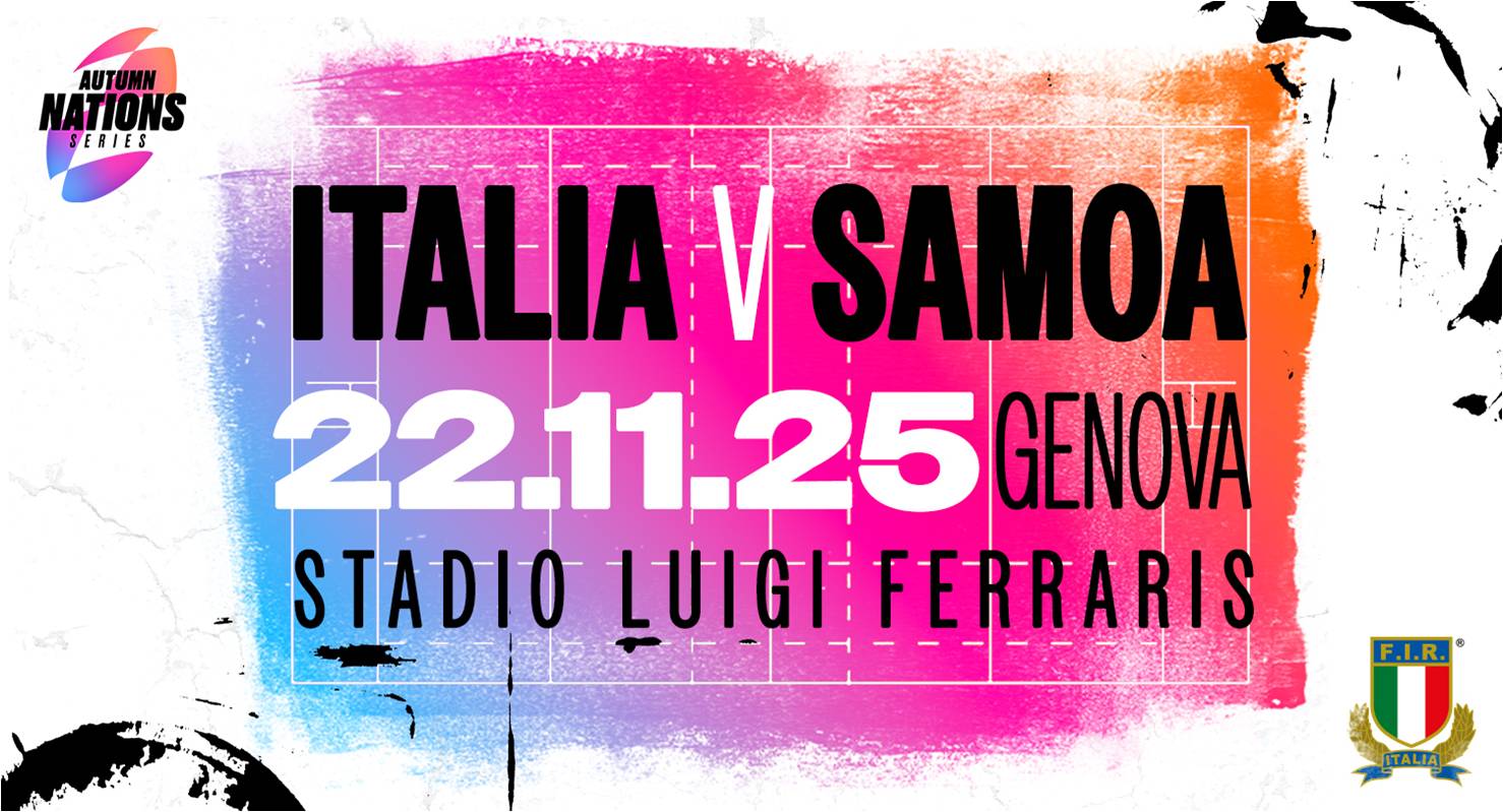 Italia vs Samoa Rugby Genova