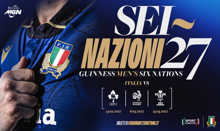 ITALIA vs FRANCIA SIX NATIONS 2027 - Roma
